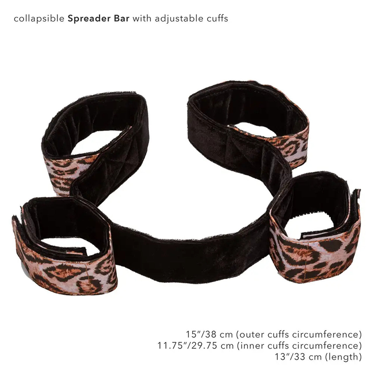 Calexotics Surrender Adventure Set - 8 Piece Leopard Print Bondage Kit