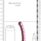 Shots Toys | OUCH! Beaded G-Spot Dildo - 5" / 13 cm - Rose Gold