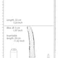 Shots Toys | REALROCK 29cm Realistic Slim Crystal Clear Dildo - Translucent (11") Dong