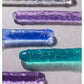Shots Toys | REALROCK Crystal Clear 8" Straight Dildo No Balls - Blue