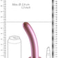 Shots Toys | OUCH! Smooth G-Spot Dildo - 7" / 17 cm - Rose Gold