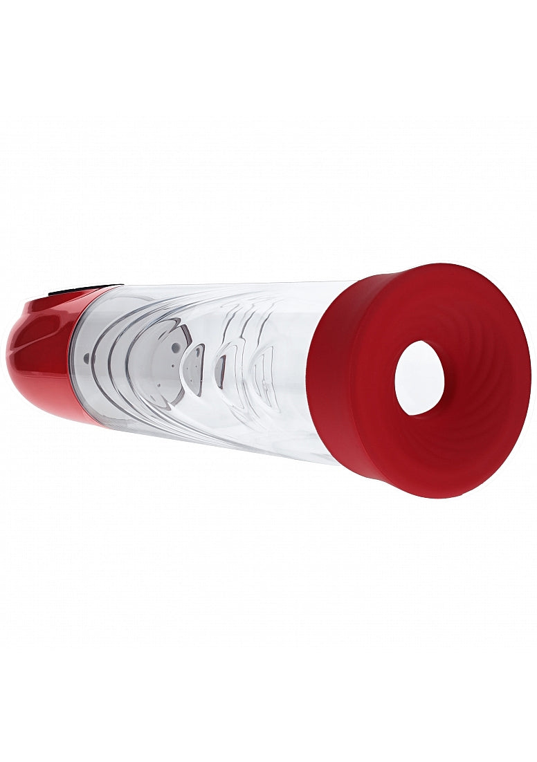 Shots Toys | PUMPED CyberPulse Automatic Penis Pump - Metallic Red Auto Penis Pump