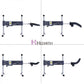 HiSmith - 8.7" Silicone Black Dildo (KlicLok)