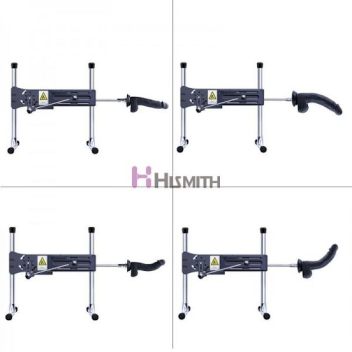 HiSmith - 8.7" Silicone Black Dildo (KlicLok)
