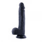 HiSmith - 8.7" Silicone Black Dildo (KlicLok)