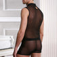 Millie Mens Lingerie 2 Piece Sexy Priest Costume Black Size OS