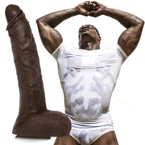 Doc Johnson Signature Cocks - Jason Luv 10" ULTRASKYN Cock Vac-U-Lock Suction Cup Dildo