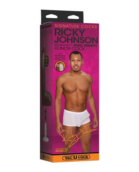 Doc Johnson Signature Cocks - Ricky Johnson - 10" ULTRASKYN Cock Vac-U-Lock Suction Cup Dildo