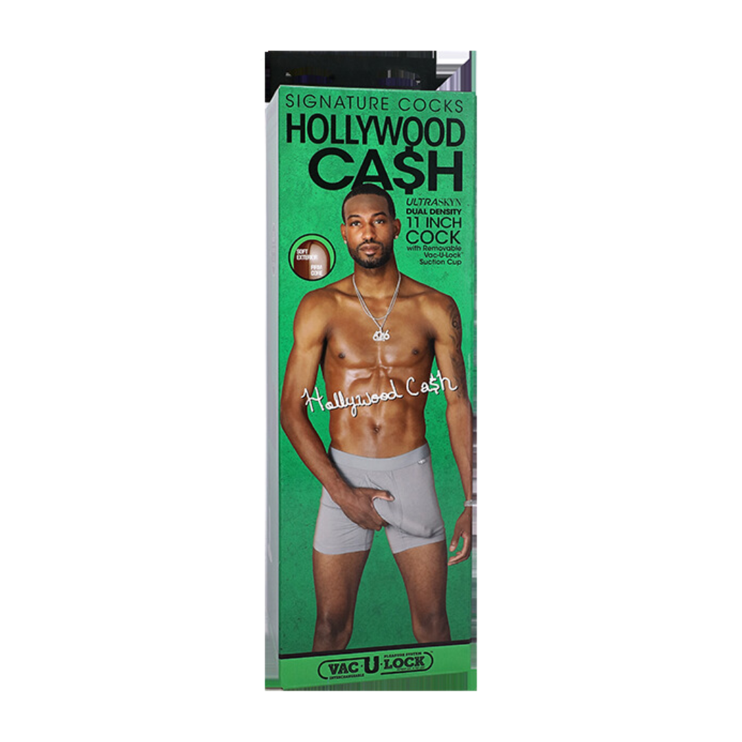 Doc Johnson Signature Cocks - Hollywood Cash - 11" ULTRASKYN Cock Vac-U-Lock Suction Cup Dildo