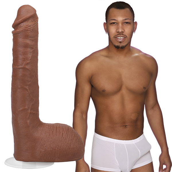 Doc Johnson Signature Cocks - Ricky Johnson - 10" ULTRASKYN Cock Vac-U-Lock Suction Cup Dildo