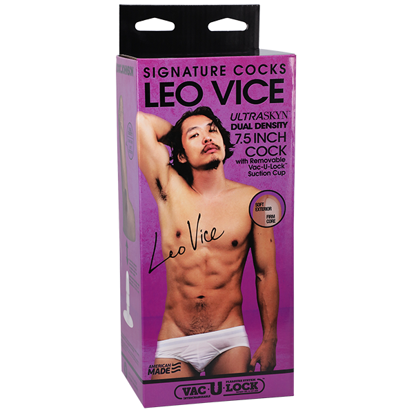 Doc Johnson Signature Cocks - Leo Vice 6" ULTRASKYN Cock Vac-U-Lock Suction Cup Dildo