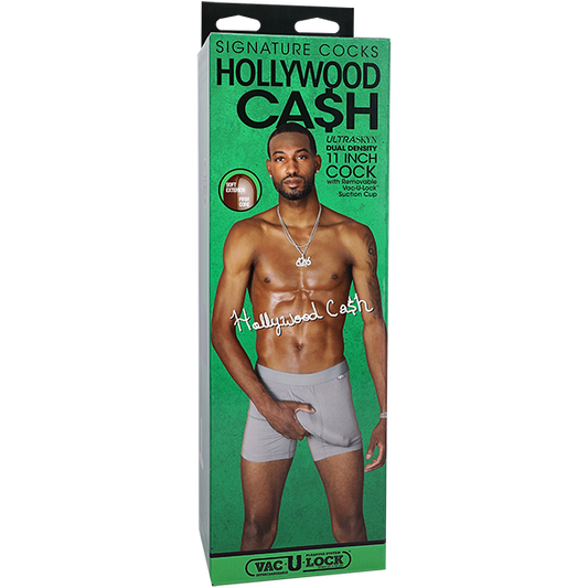 Doc Johnson Signature Cocks - Hollywood Cash - 11" ULTRASKYN Cock Vac-U-Lock Suction Cup Dildo