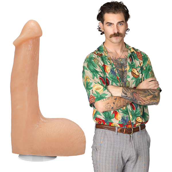 Doc Johnson Signature Cocks - The Flesh Mechanic - 7.5" ULTRASKYN Cock Vac-U-Lock Suction Cup Dildo