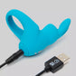 Love Honey Happy Rabbit Rechargeable Cock Ring Blue