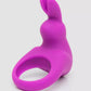 Love Honey Happy Rabbit Rechargeable Cock Ring Purple