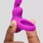 Love Honey Happy Rabbit Rechargeable Cock Ring Purple