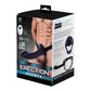 Excellent Power Erection Agents 9.5" Hollow Vibration with Remote Control Black