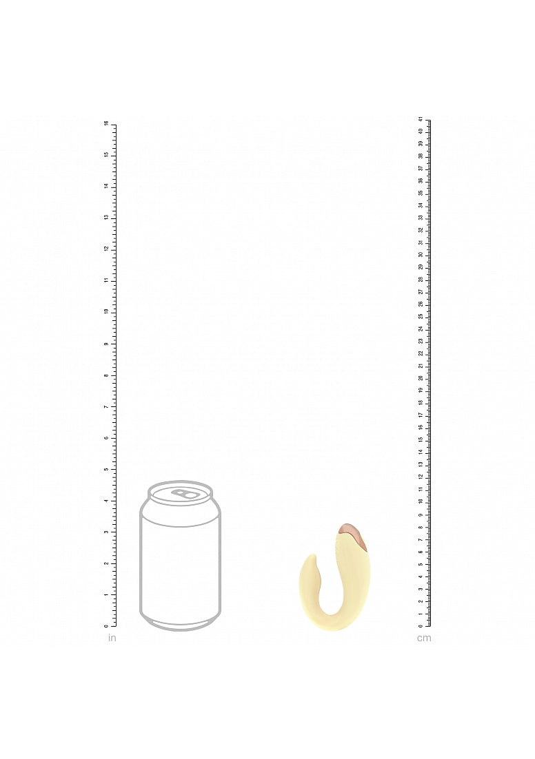 Shots Toys | LOVELINE Daydream - Remote Control 2in1 G-Spot and Clitoral Vibrator - Yellow