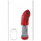 Shots Toys | PUMPED Strokemate - Sucking Rotating Thrusting Auto Masturbator Pump Metallic Red