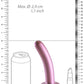 Shots Toys | OUCH! Smooth G-Spot Dildo - 6" / 14.5 cm - Rose Gold