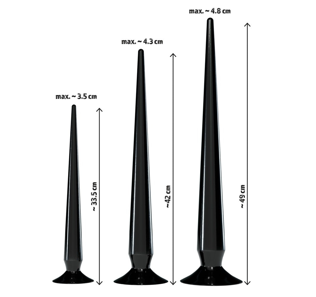 Orion | You2Toys Super Long Flexible Butt Plug Set Black