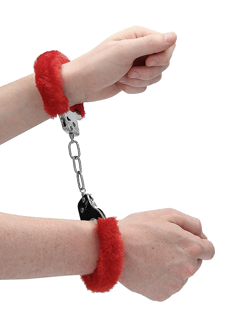 Shots Toys | OUCH! Pleasure Handcuffs Furry - Red