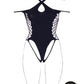 Le Desir Shade - Leda XIII - Body with Crossed Neckline and Off Shoulder Straps Black Size OSX