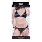 Sportsheets Velvet Noir Strap On - Black Adjustable Strap-On Harness (No Probe Included)