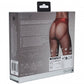 Shots Toys | OUCH! Vibrating Strap-on Thong with Removable Butt Straps - Red - Size M/L