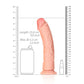 Shots Toys | REALROCK Realistic Regular Curved Dildo Flesh 23cm (9") Dong