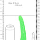 Shots Toys | REALROCK 15.5cm Slim Glow in the Dark Neon - Green (6") Dildo Dong