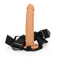 Shots Toys | REALROCK Hollow Strap-On - 10" / 24.5cm Tan