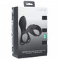Shots Toys | LEVELZ - Vibrating Silicone Cock & Ball Ring with Shaft Loop - Black