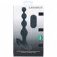 Shots Toys | LEVELZ - Remote Control Beaded Vibrating Silicone Anal Plug - Black