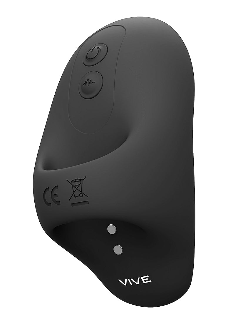 Shots Toys | VIVE Hana Ergonomic Clitoral Finger Vibrator Black