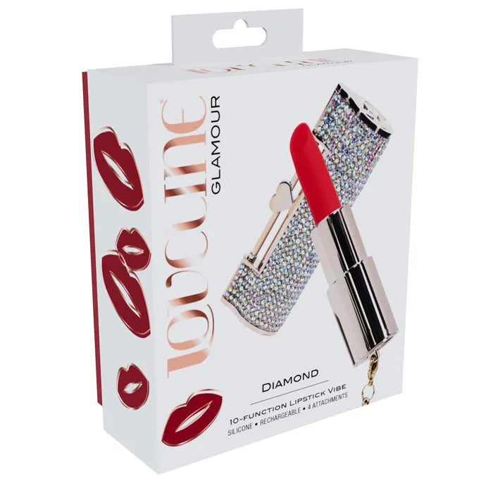 Shot Toys | LOVELINE Diamond Lipstick Vibrator - Red