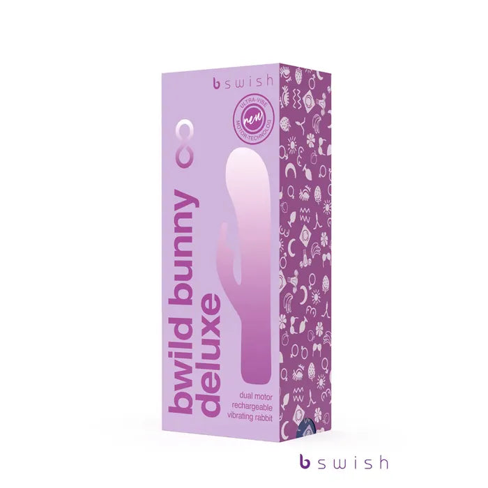 B Swish Bswish Bwild Bunny Infinite Deluxe Rabbit Vibrator Purple
