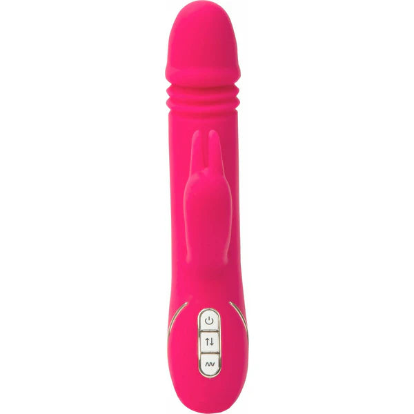 Seven Creations Vibe Couture Rabbit Skater Thrusting Vibrator Pink