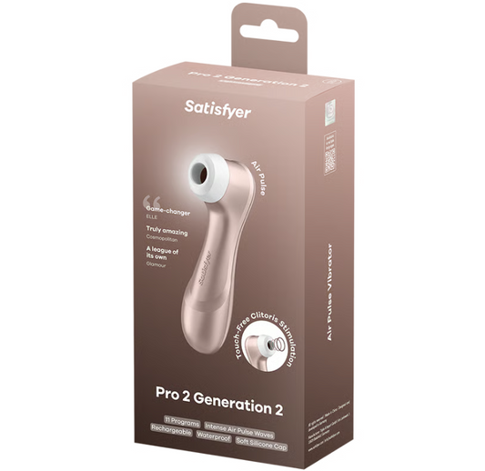 Satisfyer Pro 2 Touch-Free Air Pulse Clitoral Stimulator - Rose Gold