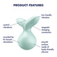 Satisfyer Viva La Vulva 3 Mint USB Rechargeable Stimulator Vibrator