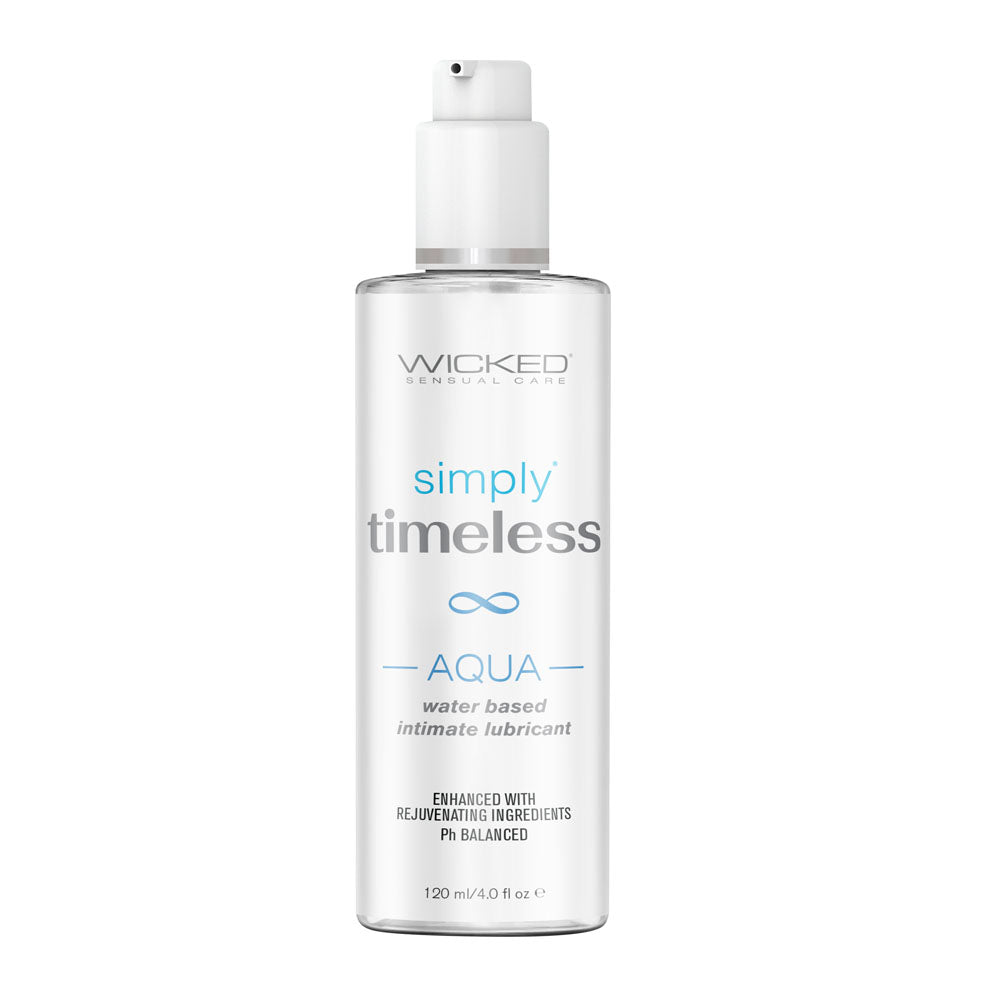 Wicked Simply Timeless Aqua Water Based Lubricant 4oz/120ml