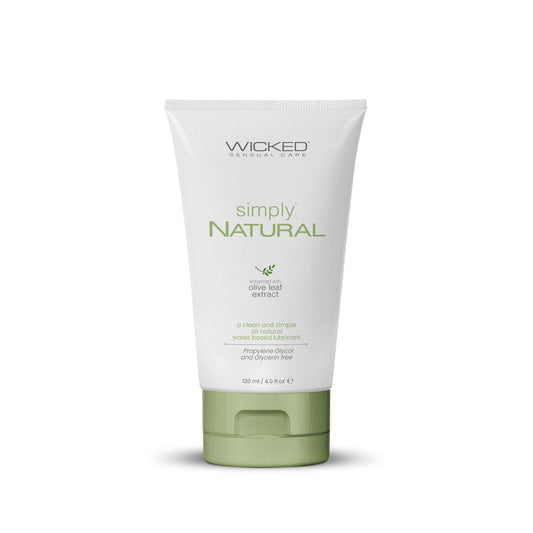 Wicked Simply Natural Water Based Lubricant 4oz/120ml
