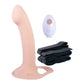 Excellent Power Erection Agents 9.5" Hollow Vibration with Remote Control Flesh