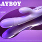 Playboy Pleasure BUMPING BUNNY Opal 22.9cm Thrusting & Warming Rabbit Vibrator