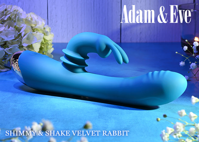 Adam & Eve SHIMMY & SHAKE VELVET RABBIT Vibrator