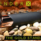 Gender X THE GOLD STANDARD Black/Rose Gold 10 cm USB Rechargeable Bullet Vibrator