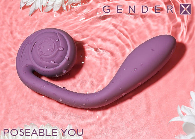 Gender X POSEABLE YOU Purple USB Rechargeable Poseable Vibrator