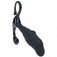 Shots Toys | LEVELZ - Rippled with Hard Loop Silicone Prostate Massager - L - Black