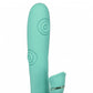 Shots Toys | VIVE Fiore Triple Motor G-Spot Air Wave Vibrating Tapping Flared Clit Stimulator Green