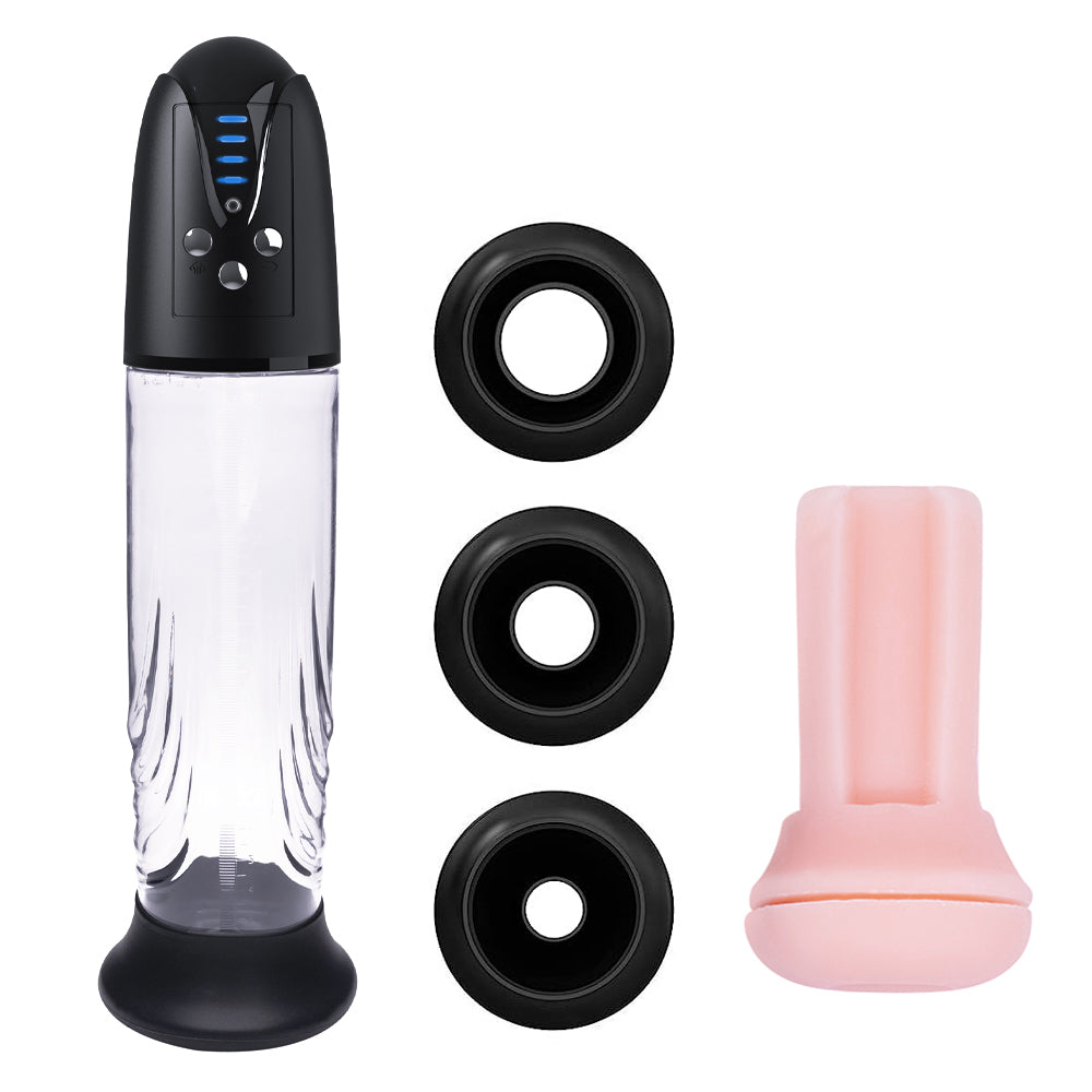 Canwin MEN Passion Suck Vacuum Penis Pump with Flesh Sleeve